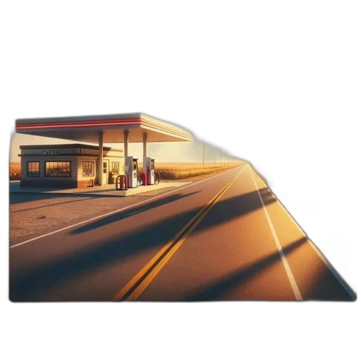 car, umbrella, building, hat transparent PNG cut-out