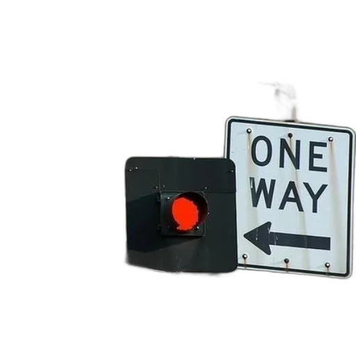 3d render, red, traffic, light transparent PNG cut-out