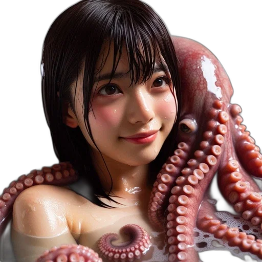 creature, animal, food, photorealistic transparent PNG cut-out