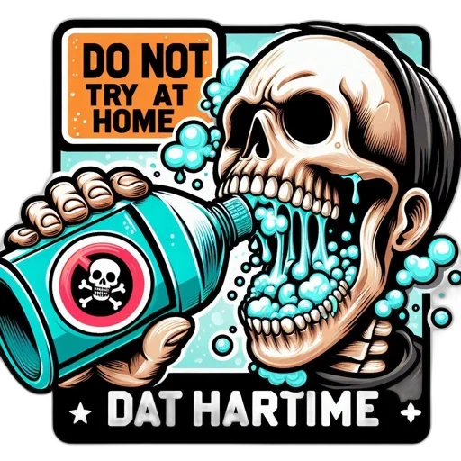 image, portrays, skull, sipping transparent PNG cut-out