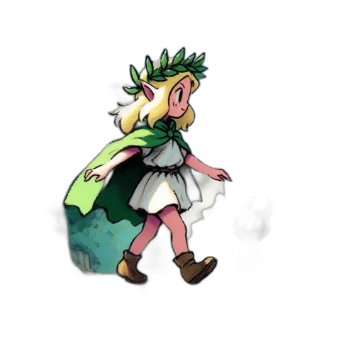 staff, dress, dragon, hat transparent PNG cut-out