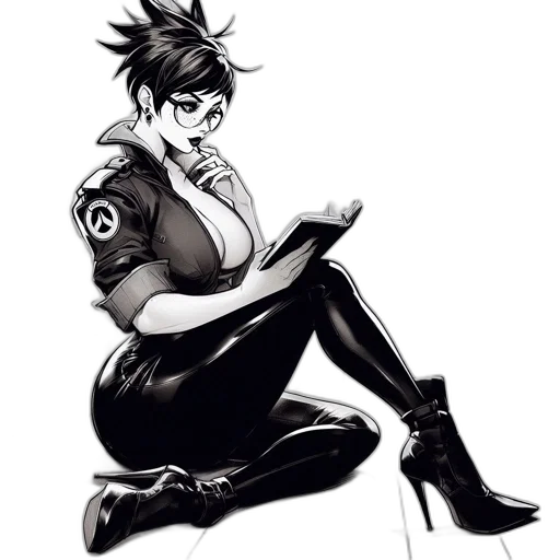 staff, jacket, weapon, comic book art transparent PNG cut-out