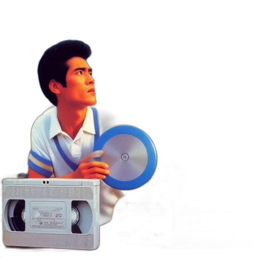 robot, vaporwave, 3d render, photorealistic transparent PNG cut-out
