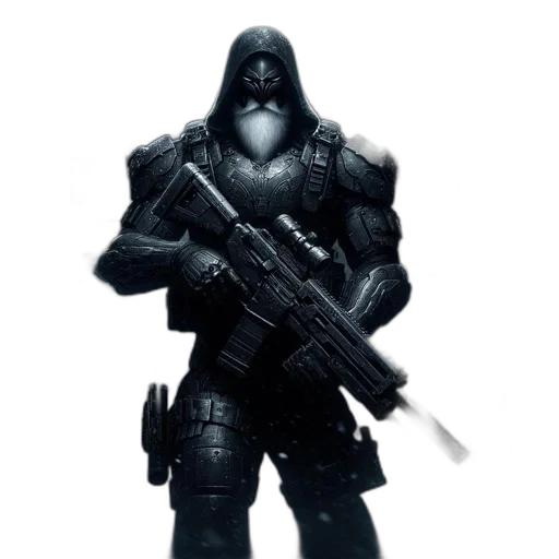 weapon, robot, mask, concept art transparent PNG cut-out