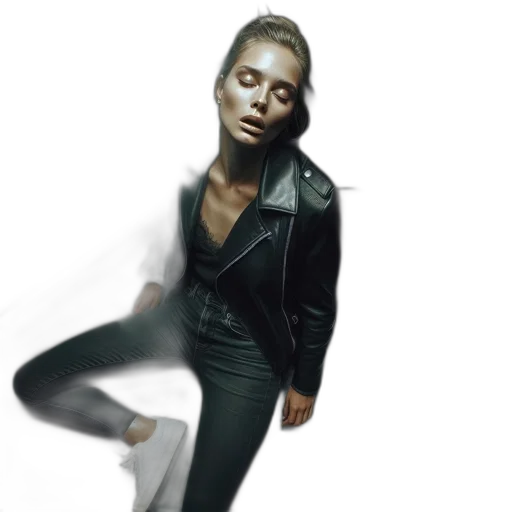jacket, photorealistic, concept art, 3d render transparent PNG cut-out