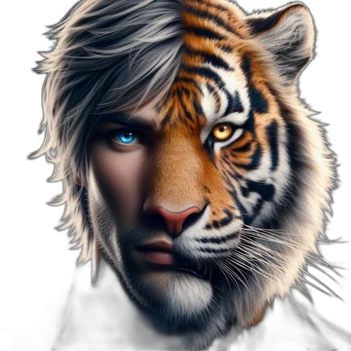 animal, creature, face, photorealistic transparent PNG cut-out