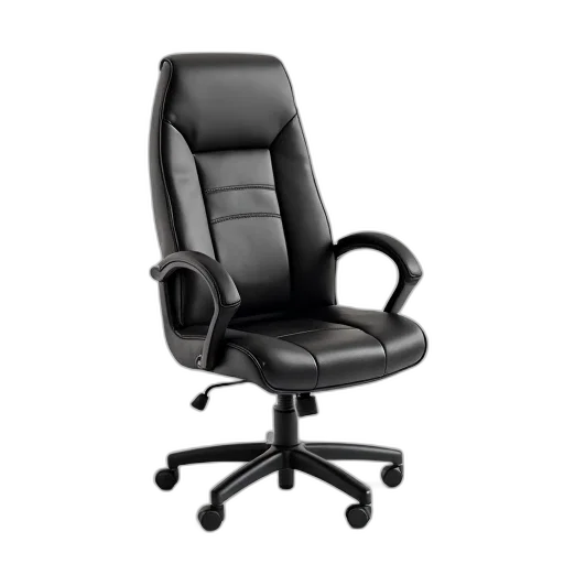 furniture, staff, 3d render, black transparent PNG cut-out
