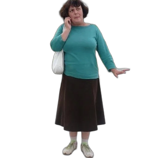 dress, staff, jacket, shoes transparent PNG cut-out