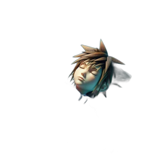 mask, hair, crown, creature transparent PNG cut-out