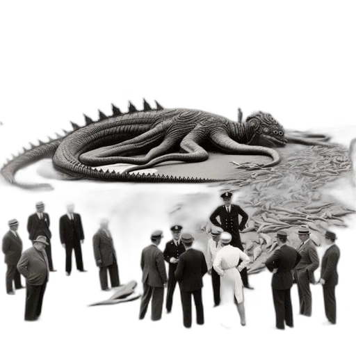 dragon, staff, animal, creature transparent PNG cut-out
