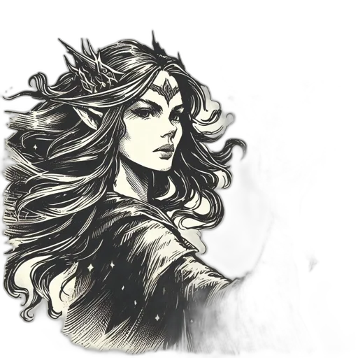 crown, dragon, fantasy art, comic book art transparent PNG cut-out