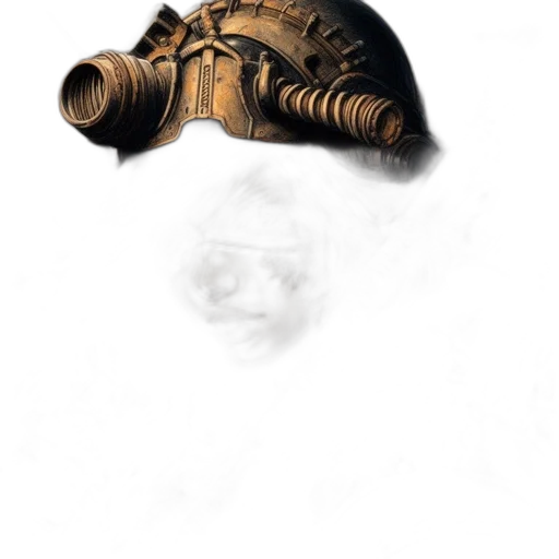 mask, weapon, staff, robot transparent PNG cut-out