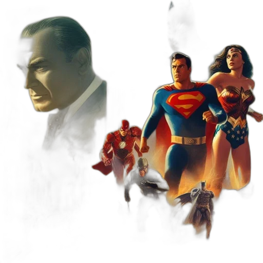 comic book art, concept art, fantasy art, photorealistic transparent PNG cut-out