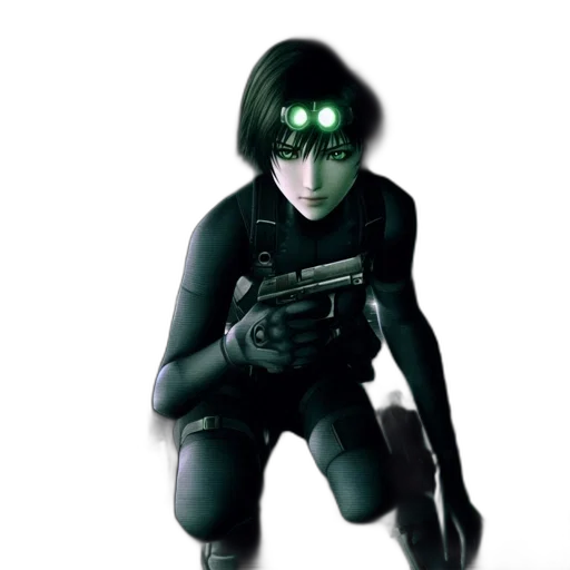 robot, weapon, concept art, cyberpunk transparent PNG cut-out