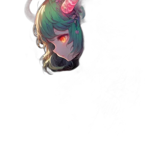 creature, mask, staff, dragon transparent PNG cut-out