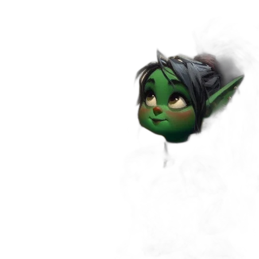 face, mask, staff, dragon transparent PNG cut-out