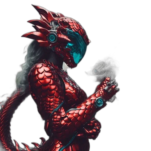 dragon, creature, staff, concept art transparent PNG cut-out