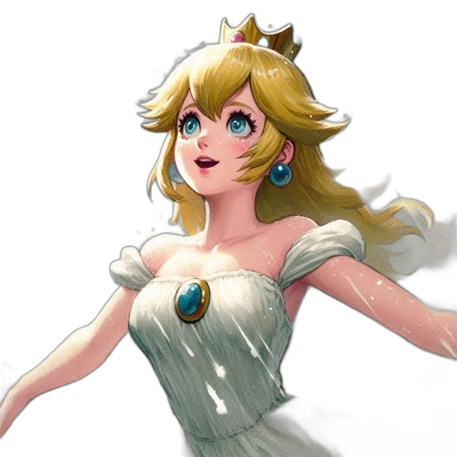 crown, dress, concept art, pixel art transparent PNG cut-out