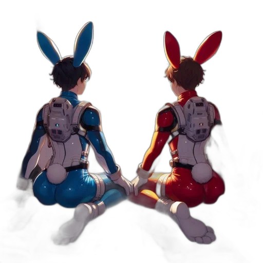 3d render, pixel art, concept art, anime transparent PNG cut-out