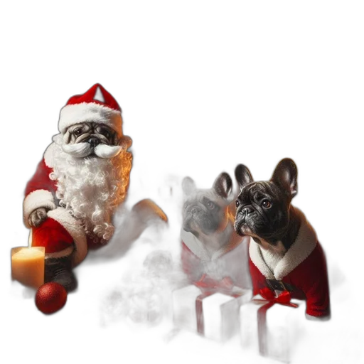 photorealistic, 3d render, concept art, santa transparent PNG cut-out