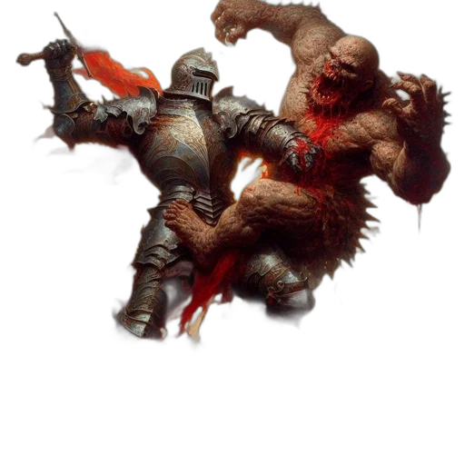 dragon, creature, weapon, sword transparent PNG cut-out