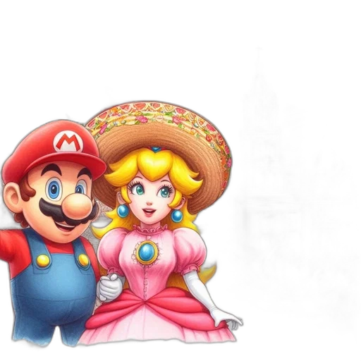 dress, hat, crown, weapon transparent PNG cut-out