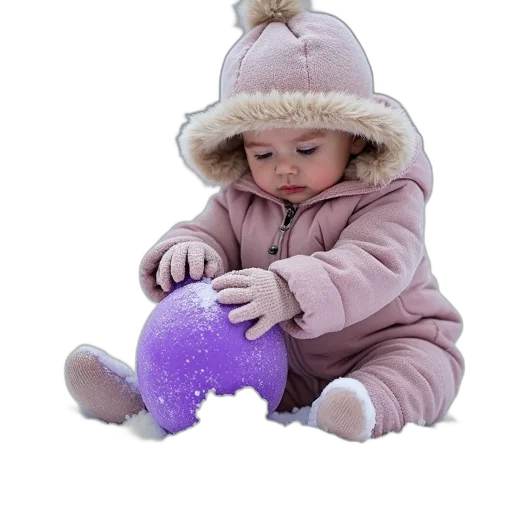 hat, photorealistic, 3d render, snow transparent PNG cut-out