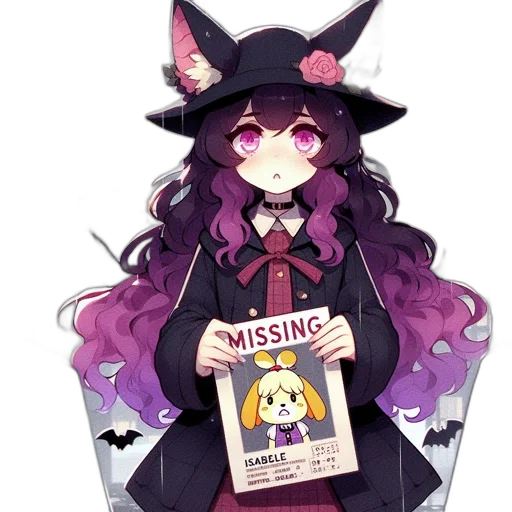 staff, creature, hat, animal transparent PNG cut-out