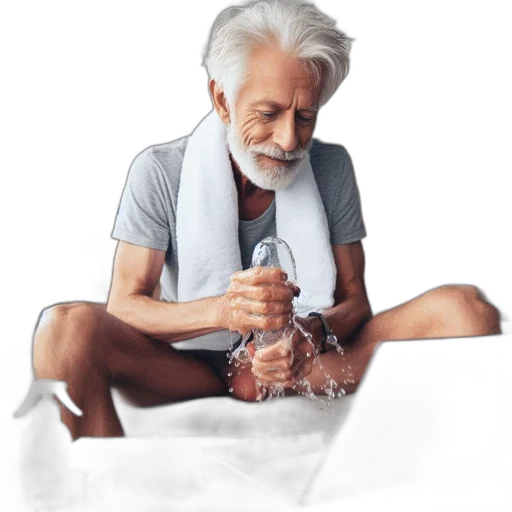 bottle, mask, face, hair transparent PNG cut-out