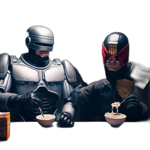 food, robot, concept art, comic book art transparent PNG cut-out