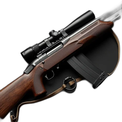 weapon, 3d render, photorealistic, semi transparent PNG cut-out