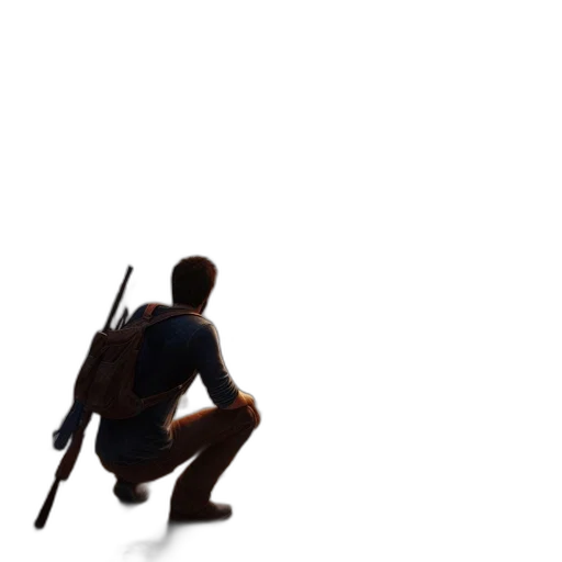 weapon, staff, sword, robot transparent PNG cut-out