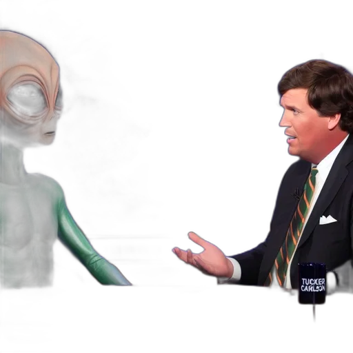 outer space, alien, figure, suited transparent PNG cut-out