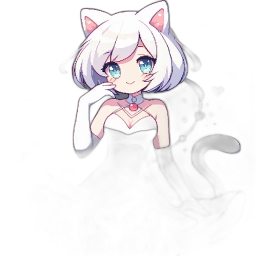 staff, creature, animal, pixel art transparent PNG cut-out