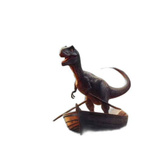 dragon, staff, animal, creature transparent PNG cut-out