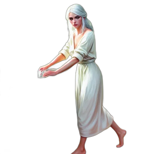 dress, staff, sword, weapon transparent PNG cut-out