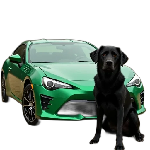car, animal, staff, dragon transparent PNG cut-out