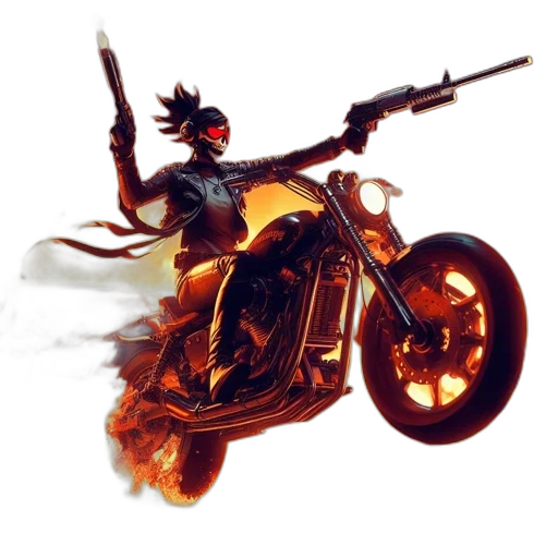 weapon, concept art, comic book art, 3d render transparent PNG cut-out
