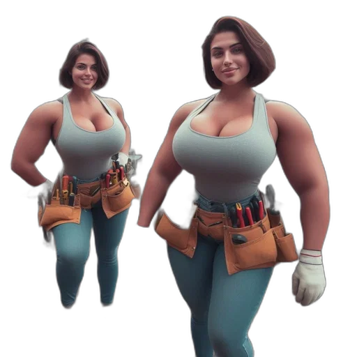 robot, dress, staff, weapon transparent PNG cut-out