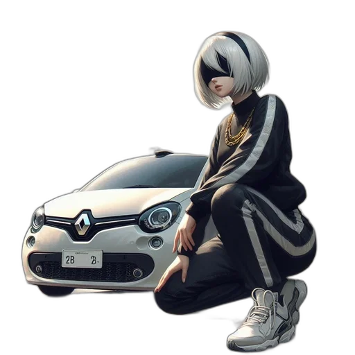 car, jacket, robot, dress transparent PNG cut-out