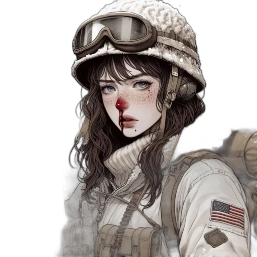 face, weapon, concept art, fantasy art transparent PNG cut-out