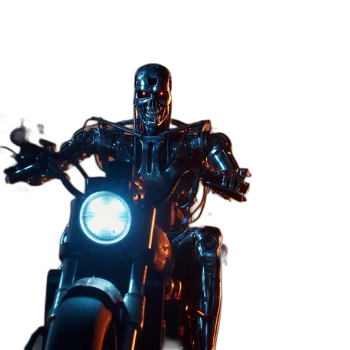 robot, weapon, concept art, 3d render transparent PNG cut-out