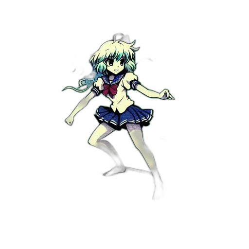 dress, staff, weapon, creature transparent PNG cut-out