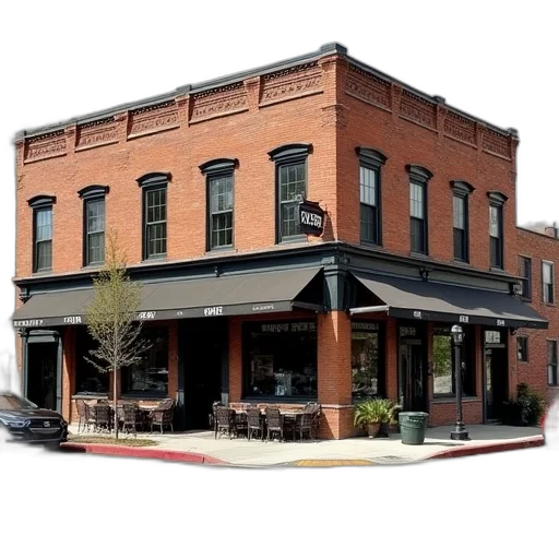 building, furniture, food, 3d render transparent PNG cut-out