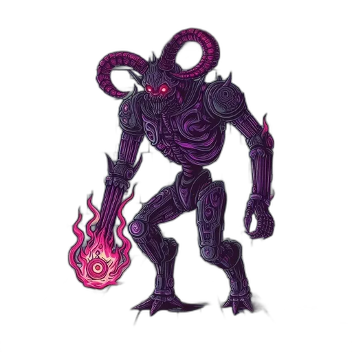 creature, mask, staff, robot transparent PNG cut-out