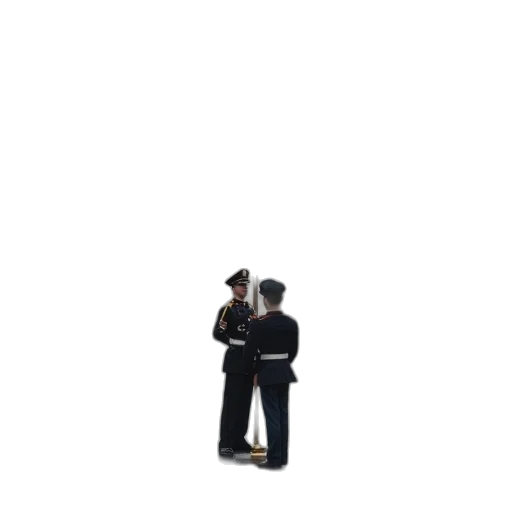staff, umbrella, jacket, hat transparent PNG cut-out