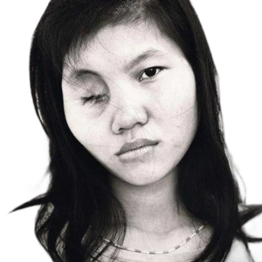 face, mask, hair, jewelry transparent PNG cut-out