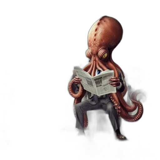 creature, staff, robot, jacket transparent PNG cut-out