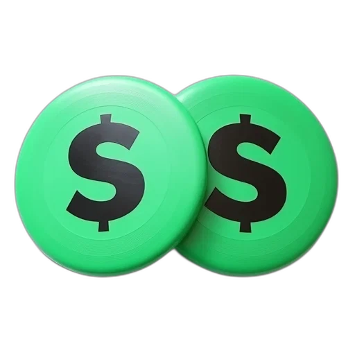 3d render, green, two, identical transparent PNG cut-out