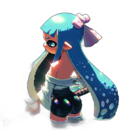 dress, staff, weapon, hair transparent PNG cut-out